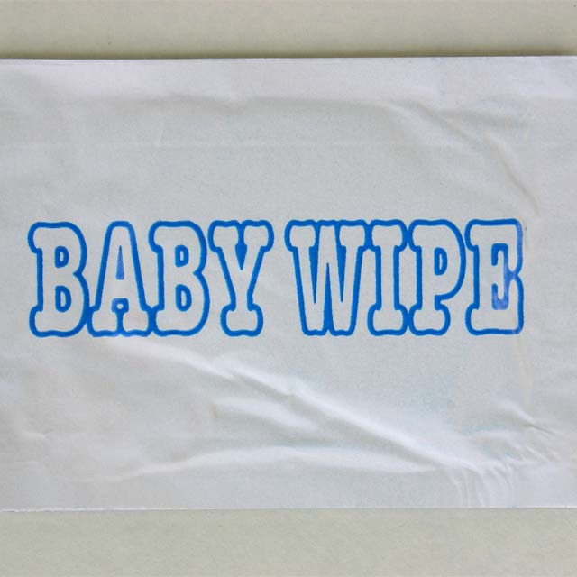 image shows: When you are travelling, luggage space is always at a premium.  That is when our baby wipes can be a godsend.