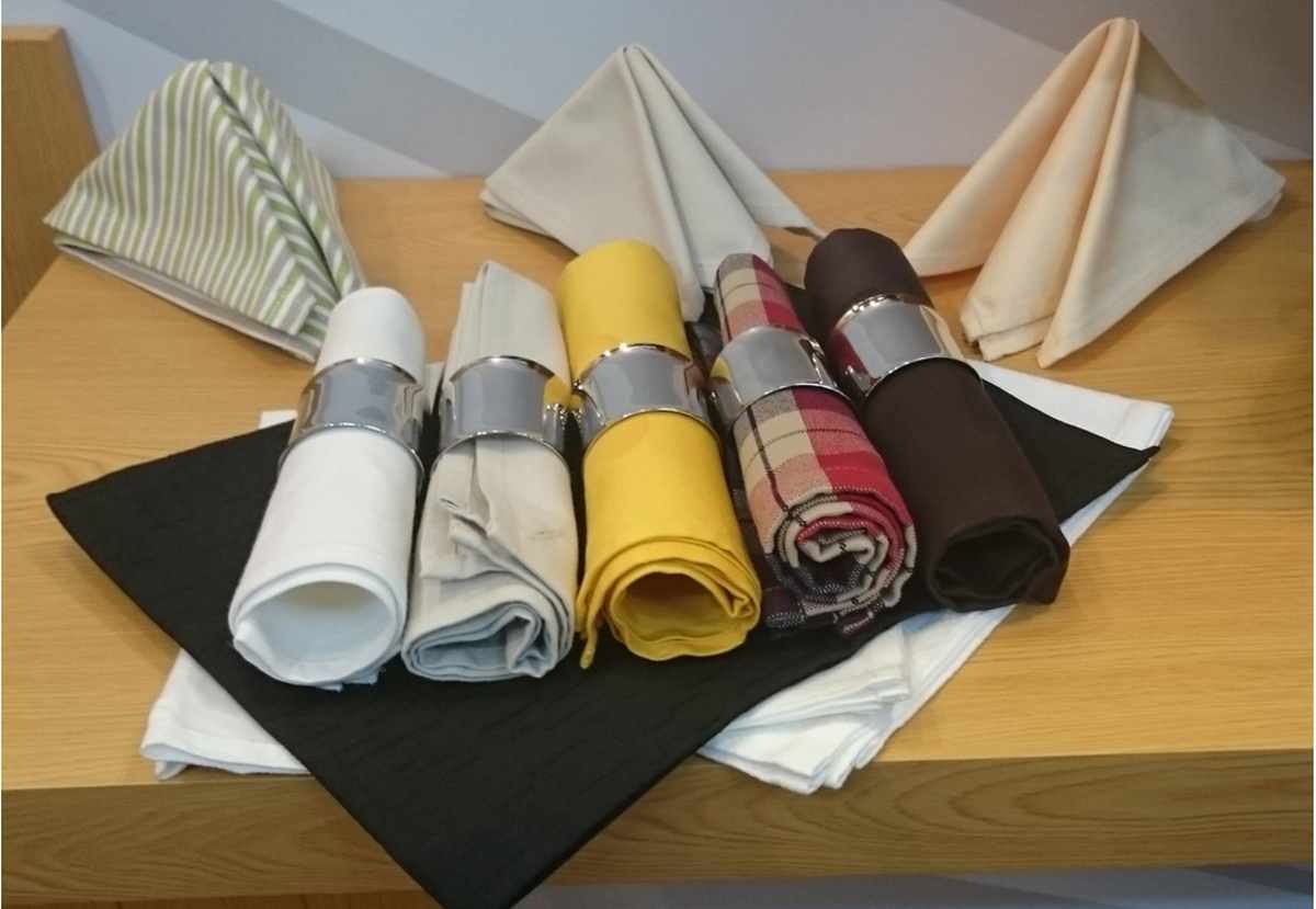 image shows: Corporate & Branded Table Linen